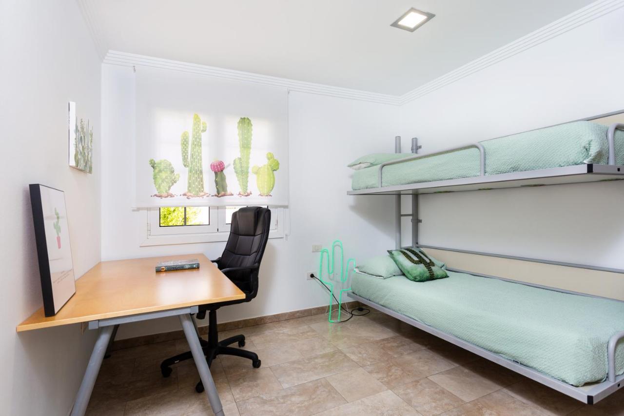 Tabaiba Luxus Chalet With Heatable Pool El Rosario  エクステリア 写真